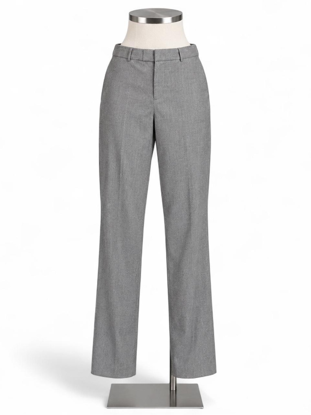 Banana Republic Martin Fit Pants 8P Gray Wool Lined Dress Slacks Classic Preppy